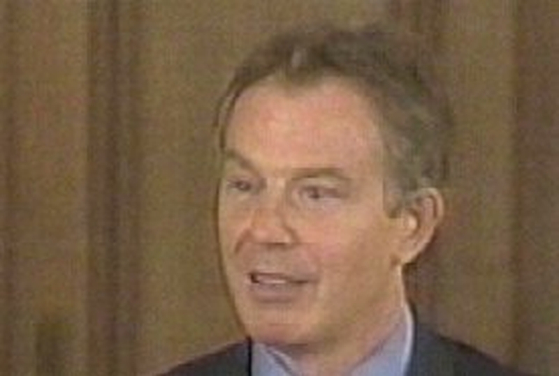 British PM Tony Blair - Meets Mahmoud Abbas