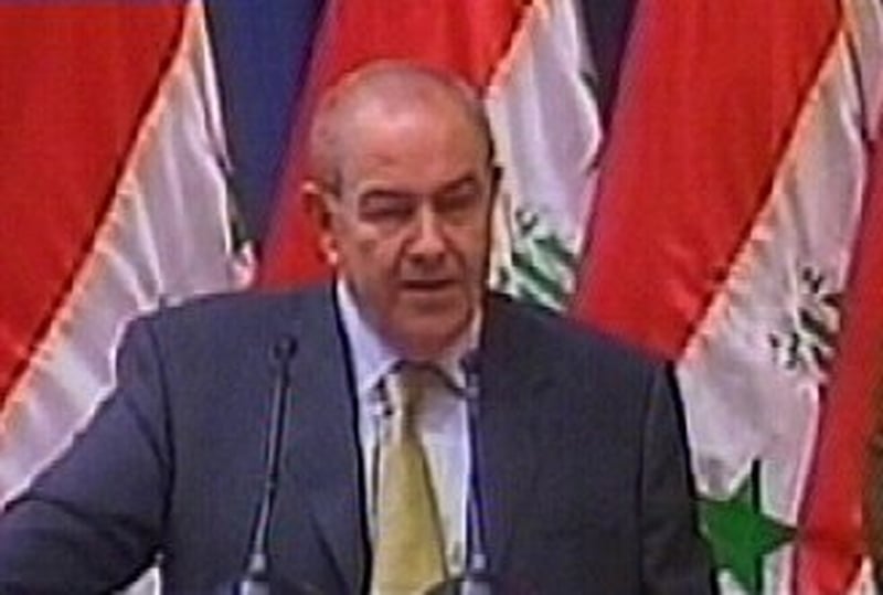Iyad Allawi - Declares state of emergency