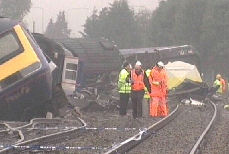 UK train derailment - Seven people killed