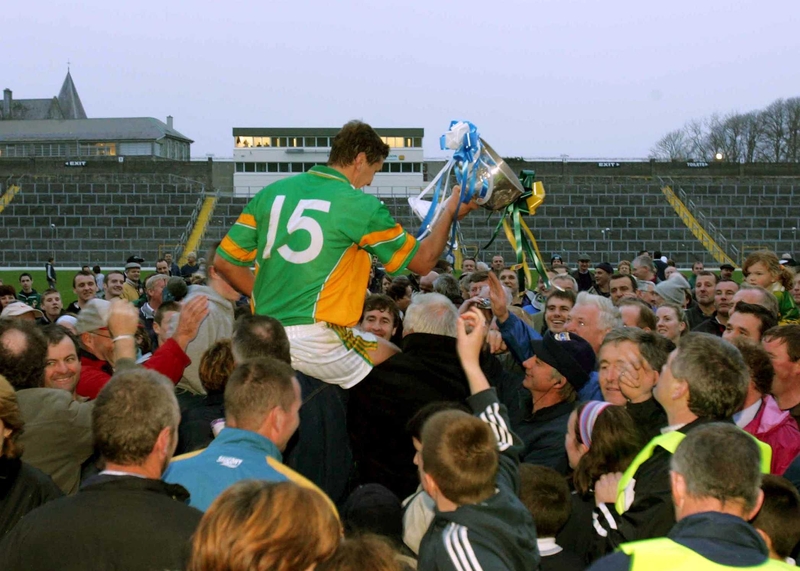 Three time All-Star winner Maurice Fitzgerald held aloft by adoring fans today