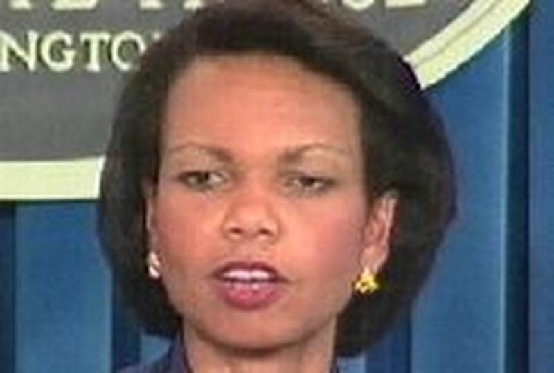 Condoleezza Rice - Hails talks
