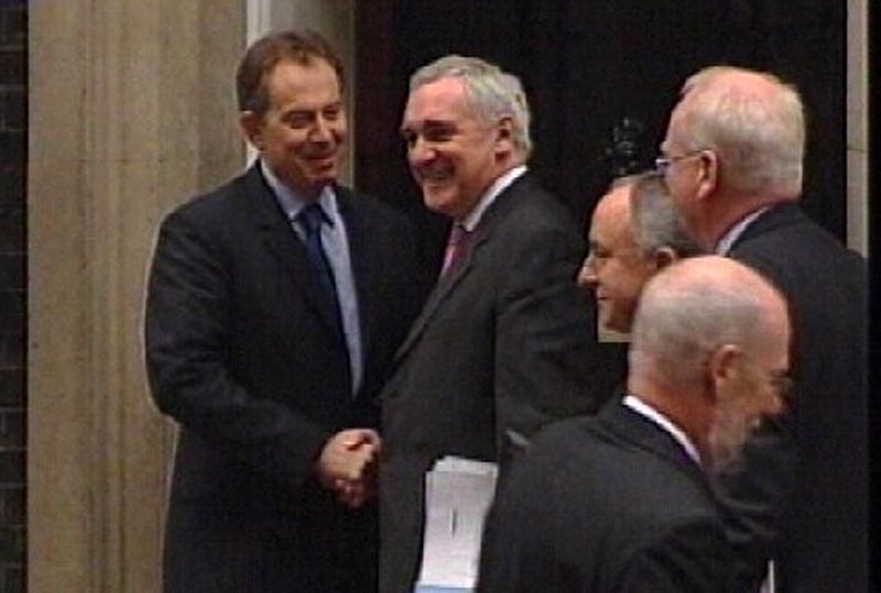 Tony Blair &amp; Bertie Ahern - North proposals