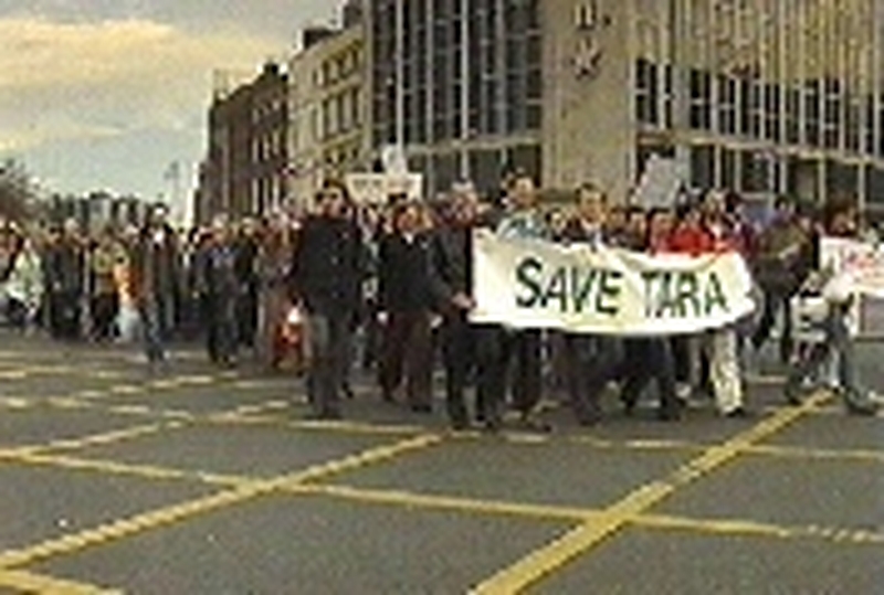 Motorway protest - Objections to proposed route