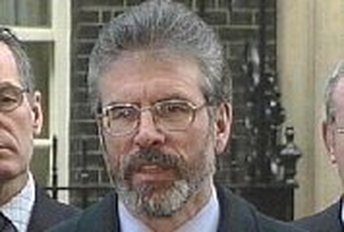 Gerry Adams - Downing Street talks