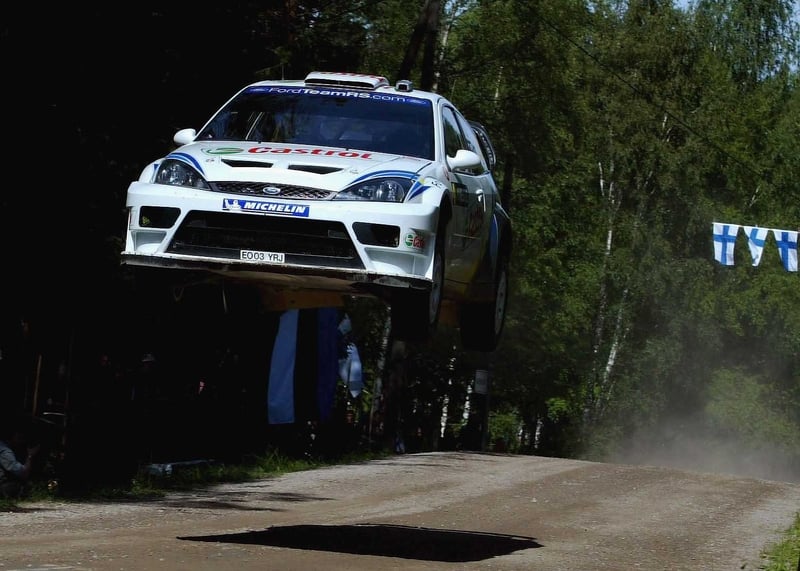 Markko Martin, seen here in a Ford, will bring his Subaru WRC to Cork in October