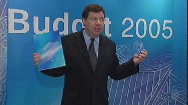 Brian Cowen - Budget surplus of €33m for 2004