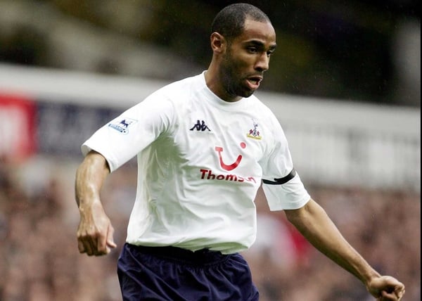 Frederic Kanoute, here in his Spurs days, was attacked by disgruntled fans after an African Nations qualifier