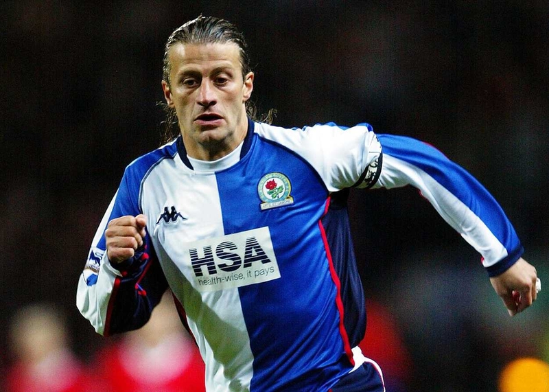 Tugay scored a cracking volley but was later sent-off as Blackburn drew 1-1 with Tottenham