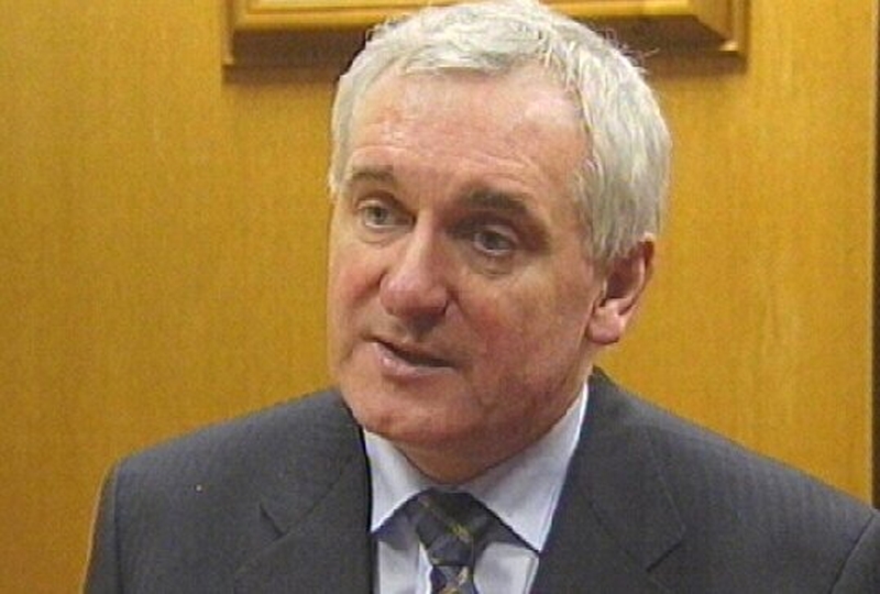 Bertie Ahern - Illegal activity a 'red line' issue