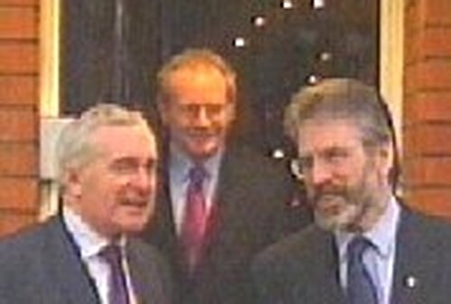 Bertie Ahern &amp; Sinn Féin - Warning from Govt