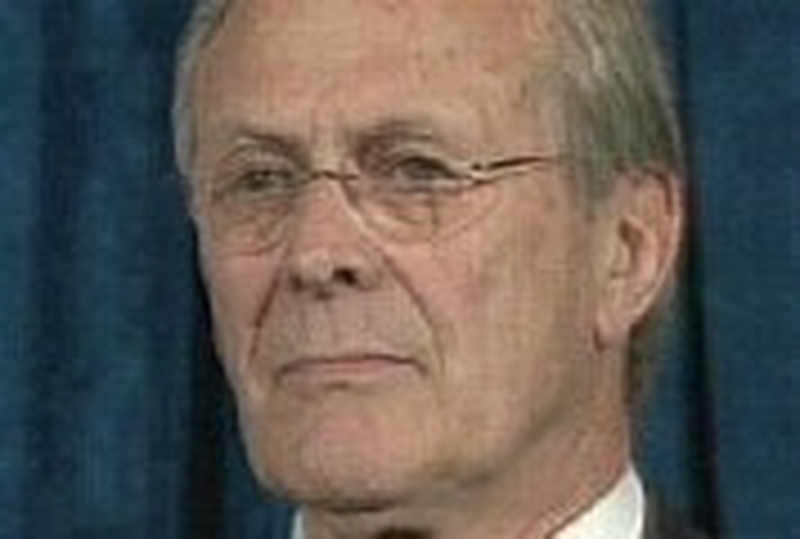 Donald Rumsfeld - Slams TV footage of beheadings