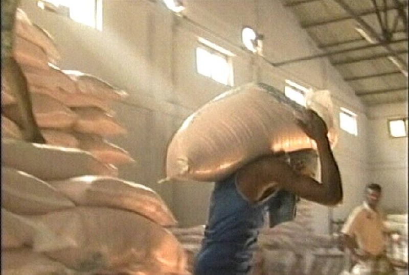 Relief effort - Shipments arriving