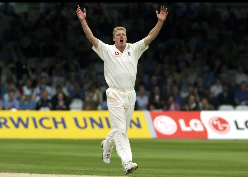 England bowler Andrew Flintoff