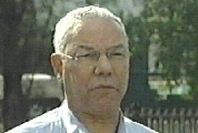 Colin Powell - On visit to Indonesia