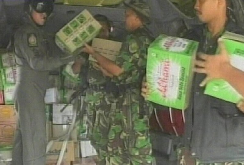 Tsunami relief aid - Debt repayment freeze