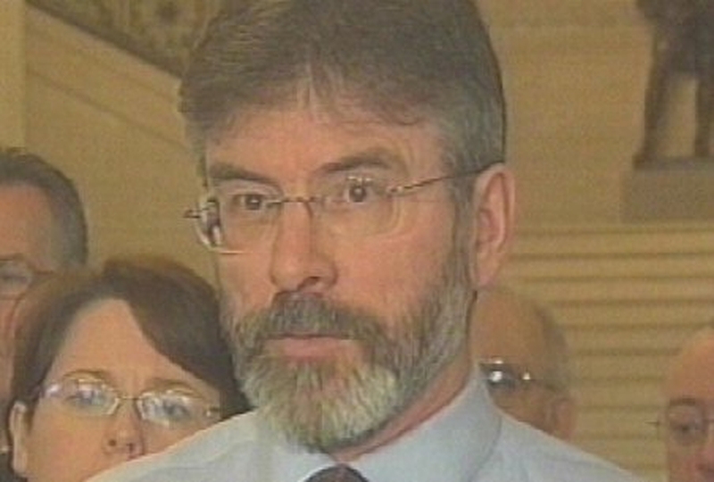 Gerry Adams - Poll shows drop in satisfaction rating