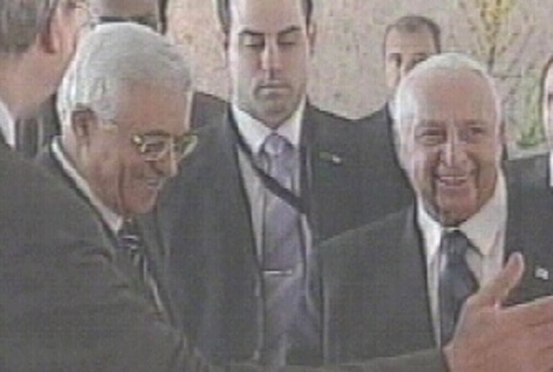 Abbas & Sharon - Pre-summit talks halted