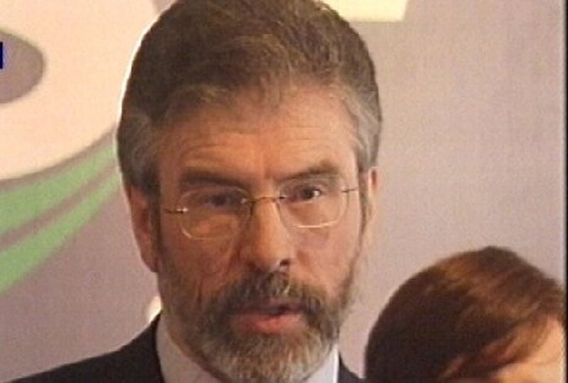 Gerry Adams - Poll shows fall in popularity