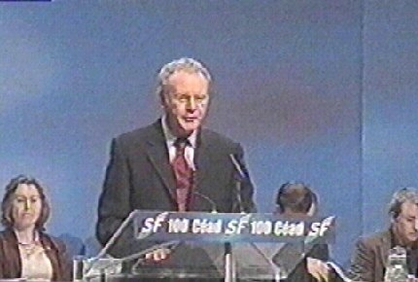 Martin McGuinness - Opens Sinn Féin Ard Fheis