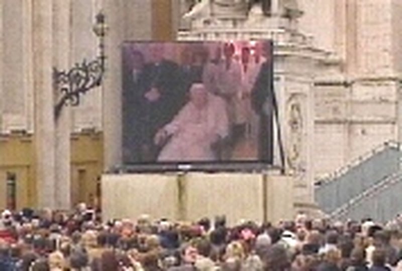 Pope John Paul II - Message read to pilgrims