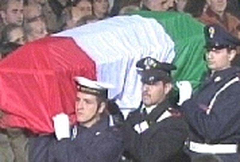 Calipari funeral - Row over killing