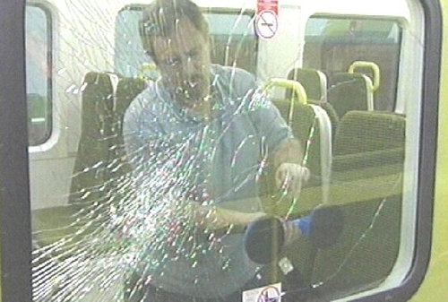 DART vandalism - 25 windows smashed