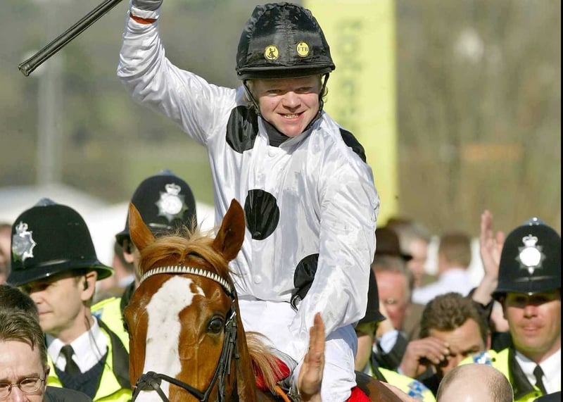 Winning jockey Robert Thornton