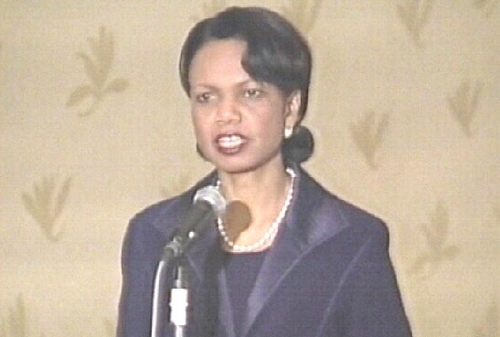 Condoleezza Rice - Criticises crackdown on dissent