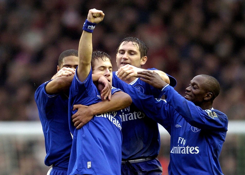 Joe Cole (pictured second from left) may return to action for Chelsea against Wigan tomorrow