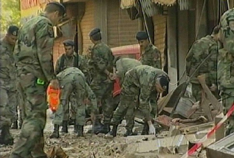 Beirut blast - Six injured