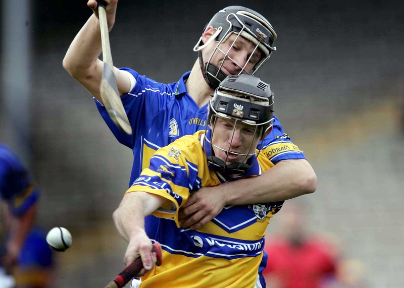 Tipp's Phillip Danaher tackles Clare's Niall Gilligan