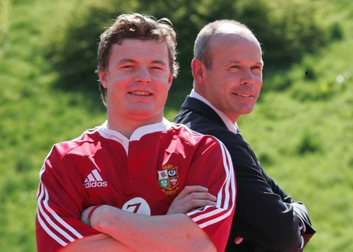 Brian O'Driscoll and Sir Clive Woodward: strong kicking and scrummaging selection