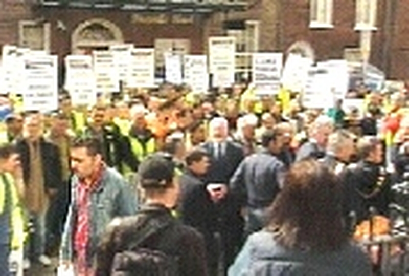 Gama workers - Protests over pay &amp; conditions