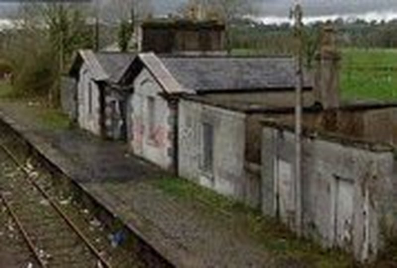 Midlands train station - Derelict in line closure