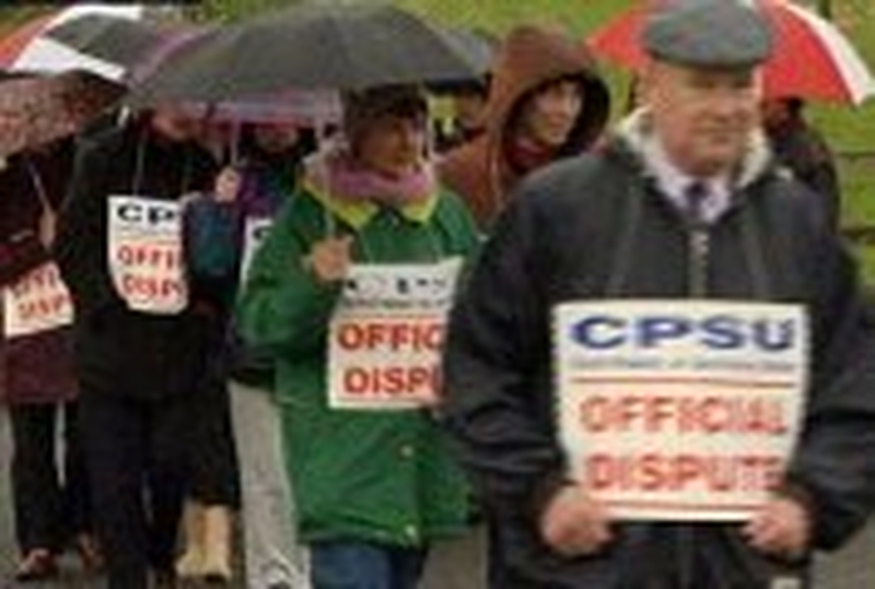 CPSU members - Strike over suspensions