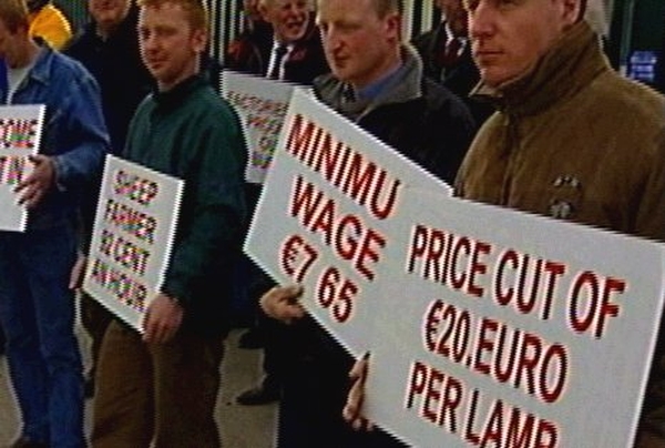 Farmers - Sheep price protests