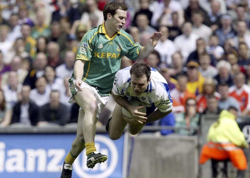 Monaghan's Fergal Duffy in action against Meath's Niall McKeigue