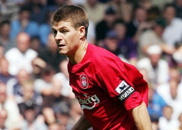 Steven Gerrard will lead Liverpool against Barcelona in the last 16 of the Champions League
