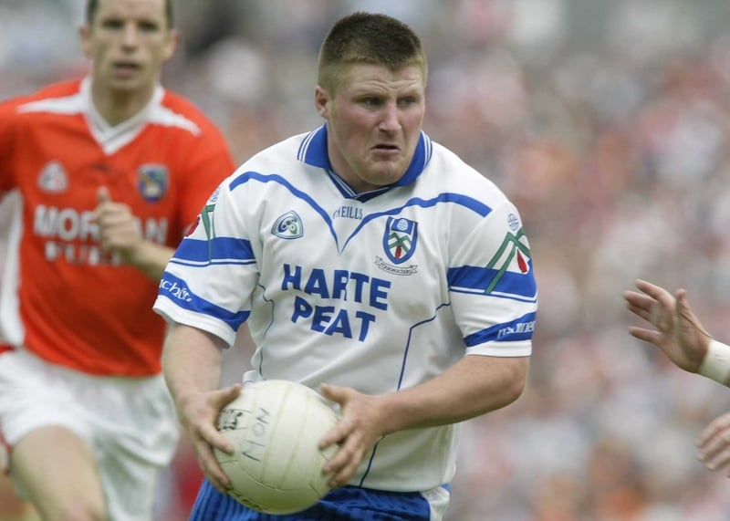 Rory Woods was on target for Monaghan tonight