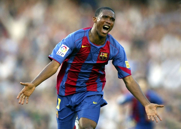 Barcelona striker Samuel Eto'o