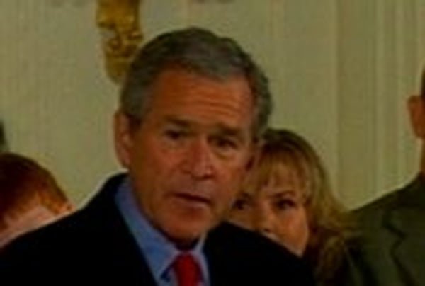 George W Bush - Warns of increase in violence