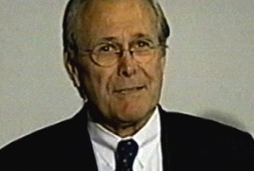 Donald Rumsfeld - Last day in office