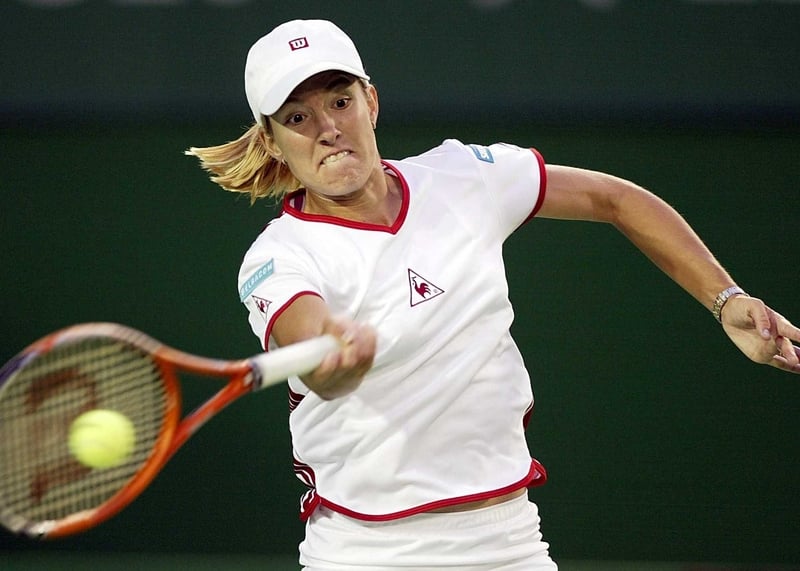 Justine Henin-Hardenne won at Flushing Meadows
