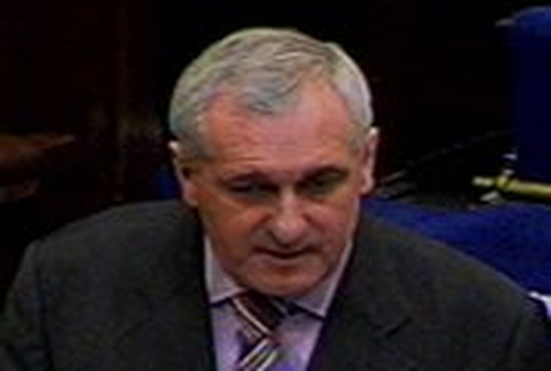 Bertie Ahern - No legislation before autumn