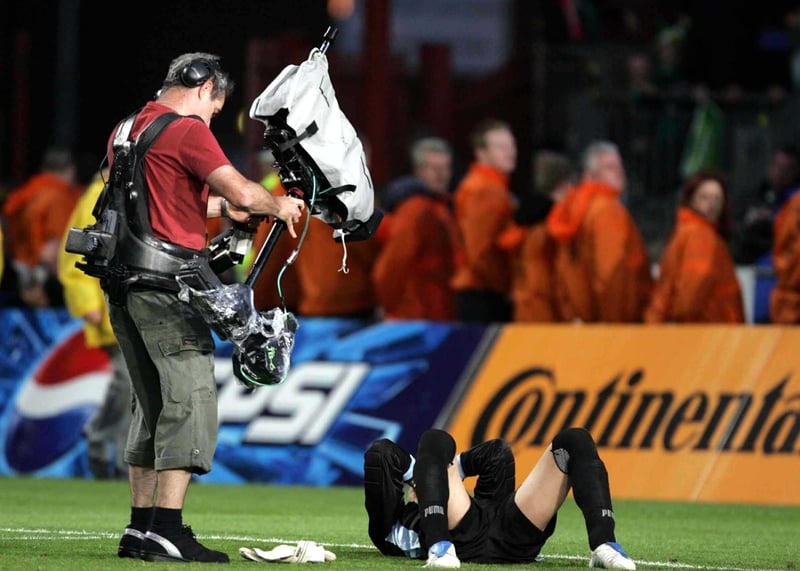 Dudu Awat continued to play-act for the cameras after the final whistle