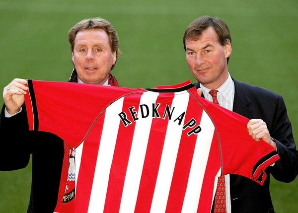 Harry Redknapp (left) and Rupert Lowe in happier times