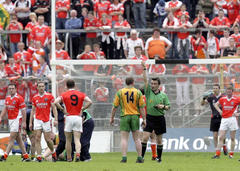 Referee Maurice Deegan's failure to deal with fouling early on led to a spate of sending-offs later in the game