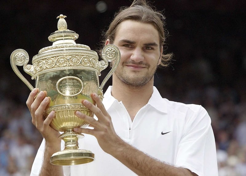 Roger Federer had his serve broken by young Scot Andy Murray