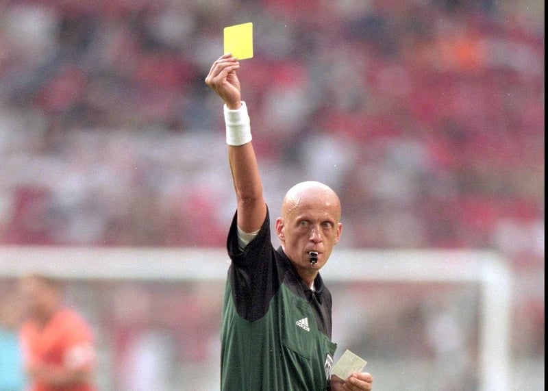 Top referee Pierluigi Collina disallowed what looked like a perfectly good Duncan Ferguson goal