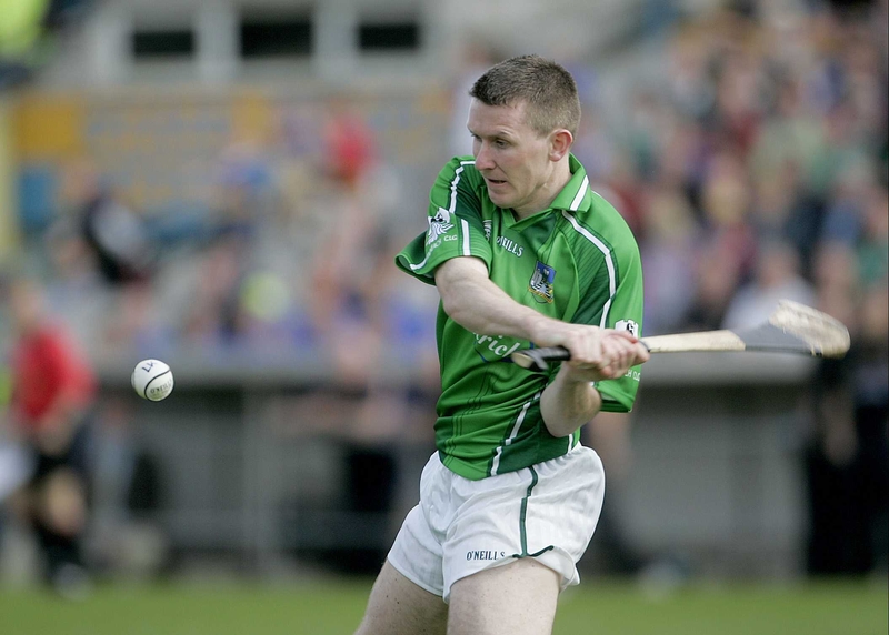 Mark Foley takes his place in the Limerick defence against Tipperary on Sunday